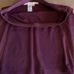 Studio M Mini Skirt in Maroon!